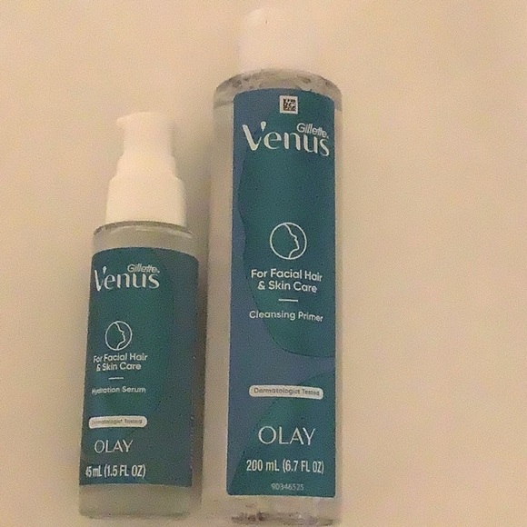 Gillette Venus Cleansing Primer & Hydration Serum for Facial Hair & Skin Care - Picture 1 of 11